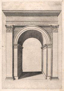 Speculum Romanae Magnificentiae- Arch of Gallienus MET DP870260