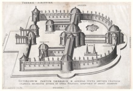 Speculum Romanae Magnificentiae- Baths of Agrippa MET DP870455