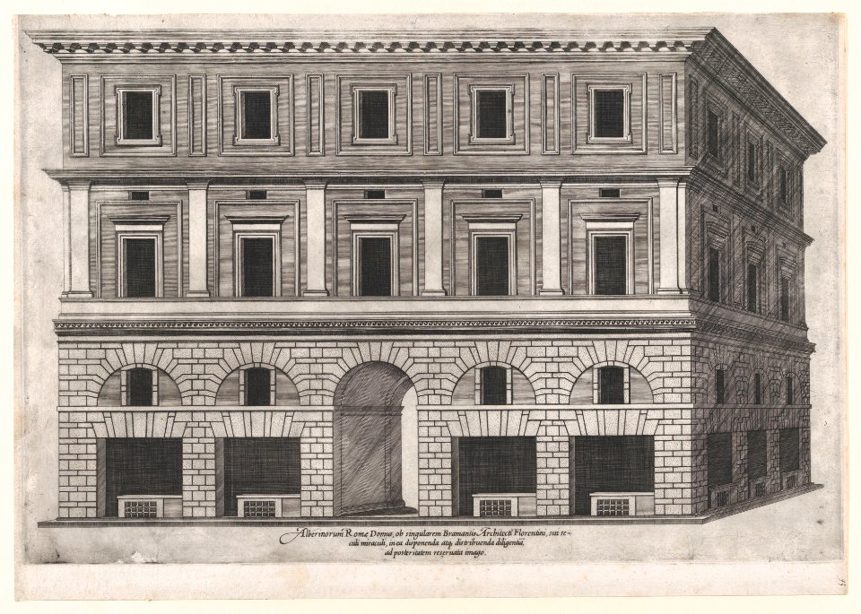 Speculum Romanae Magnificentiae- Alberini Palace MET DP870758