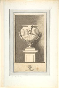 Study for Plate 7 of Bouchardon's "Second livre de vases" MET DP805454