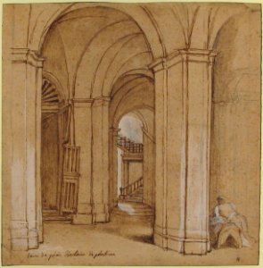 Staircase in the Palazzo Barberini, Palestrina MET 52.138