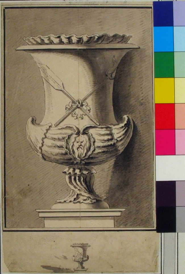 Study for Plate 7 of Bouchardon's "Premier livre de vases" MET 48.148(35)
