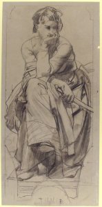 Study for the Muse Thalia MET 1993.250