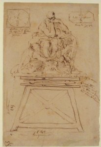 Study for the modeling stand of the Ugolino group MET 1975.98.1