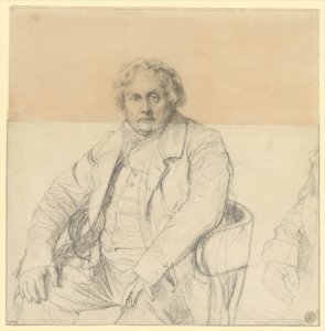 Study for the Portrait of Louis-François Bertin (1766-1841) MET DP213773