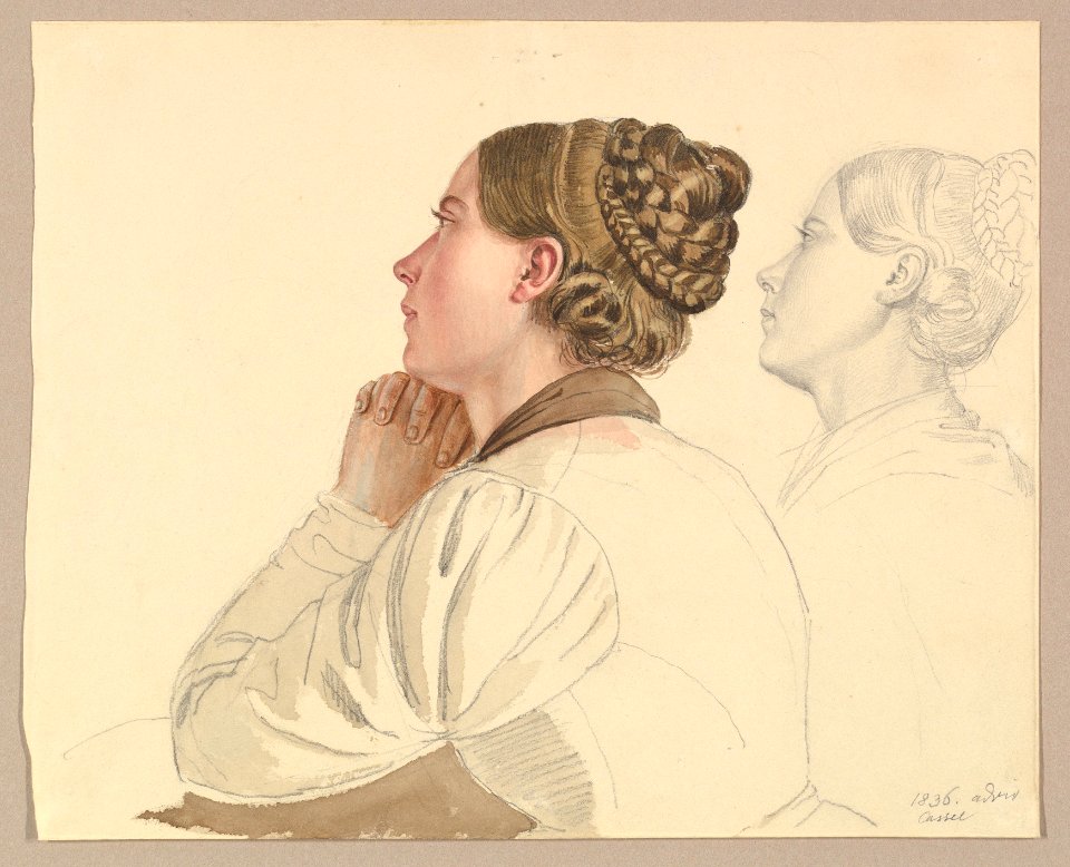 Studies of a Woman Praying MET DP819927