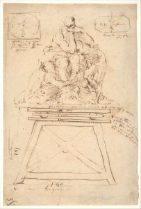 Study for the modeling stand of the Ugolino group MET DP809524