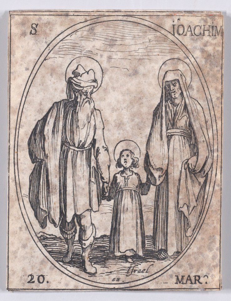 St. Joachim, March 20th, from Les Images De Tous Les Saincts et Saintes de L'Année (Images of All of the Saints and Religious Events of the Year) Met DP890889