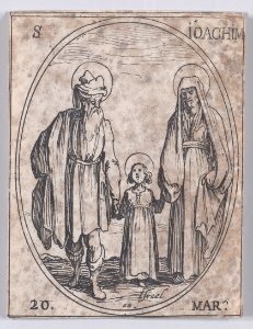 St. Joachim, March 20th, from Les Images De Tous Les Saincts et Saintes de L'Année (Images of All of the Saints and Religious Events of the Year) Met DP890889