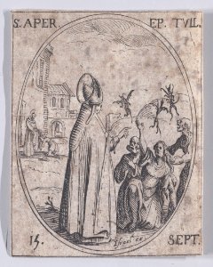 St. Aper (Aprus), Bishop of Toul Met DP891118