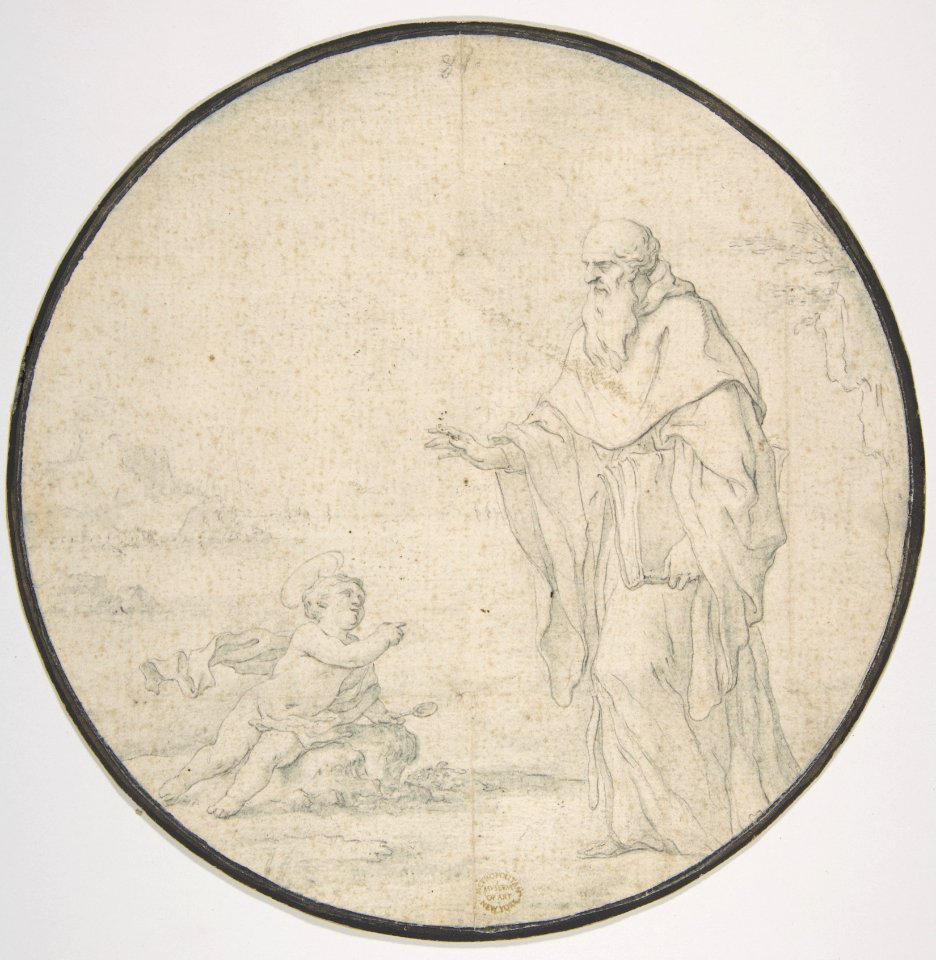 St. Augustine and the Child on the Seashore MET DP811183