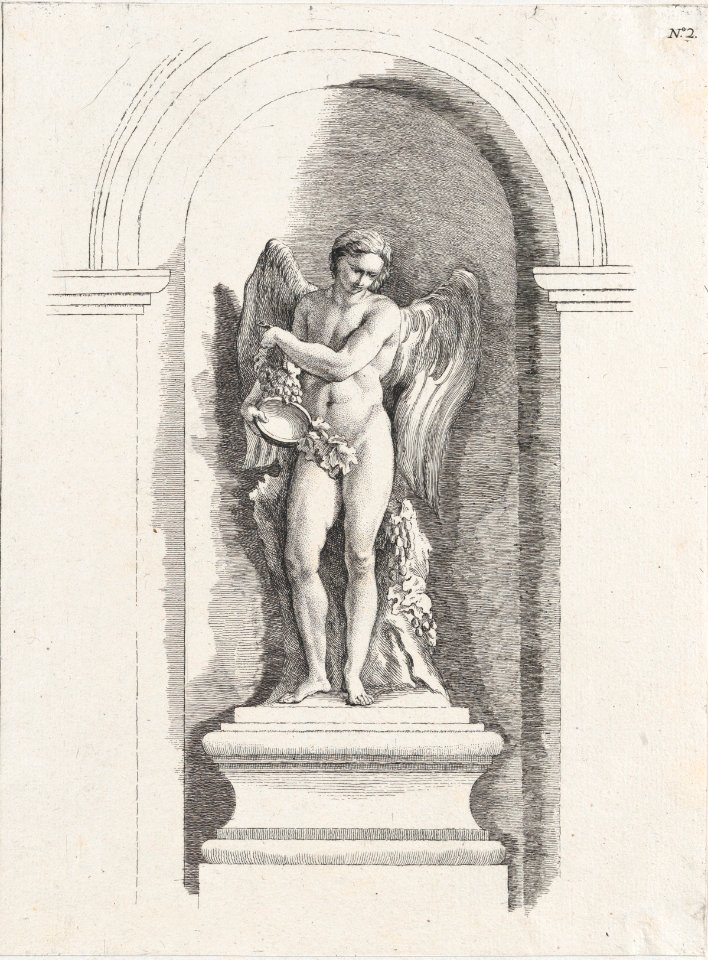 Standing male angel holding an empty bowl and looking down; allegory of Winter; after a bas-relief on the Fontaine des Quatre-Saisons (Paris) MET DP876439
