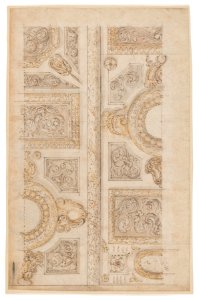 Studies for the trompe-l’oeil decorations of Palazzo Ducale (Palazzo Pitti), Florence MET DP870428