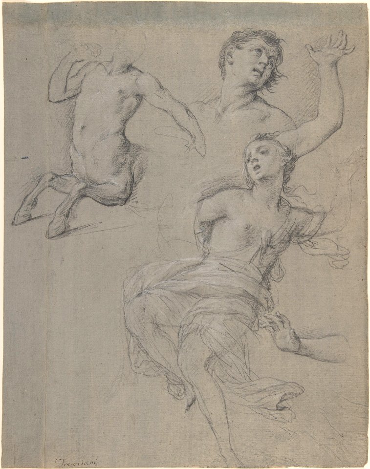 Studies for the Figure of a Centaur and a Nymph MET DP801585