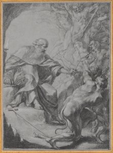 St. Anthony of Egypt Driving Away Devils MET DP219114