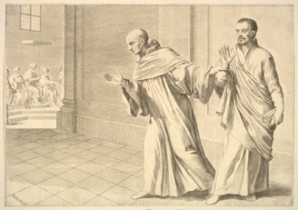 St. Bernard Taking a Brother to an Assembly MET DP822297