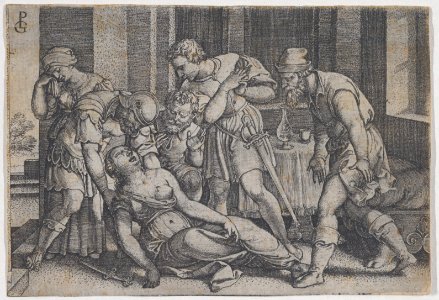 Suicide of Lucretia, from Scenes from Roman History MET DP855496