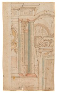 Studies for the trompe-l’oeil decorations of Palazzo Ducale (Palazzo Pitti), Florence MET DP870430