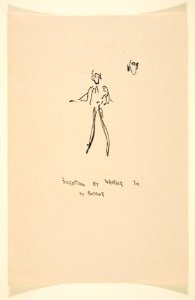 Suggestion by Whistler for his Portrait MET DP814880
