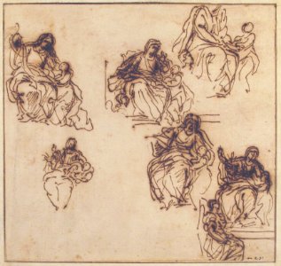 Studies for the Education of the Virgin MET 1972.118.12