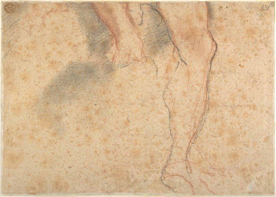 Studies of a Boy and a Girl (recto) Studies of Legs (verso) MET DP808294