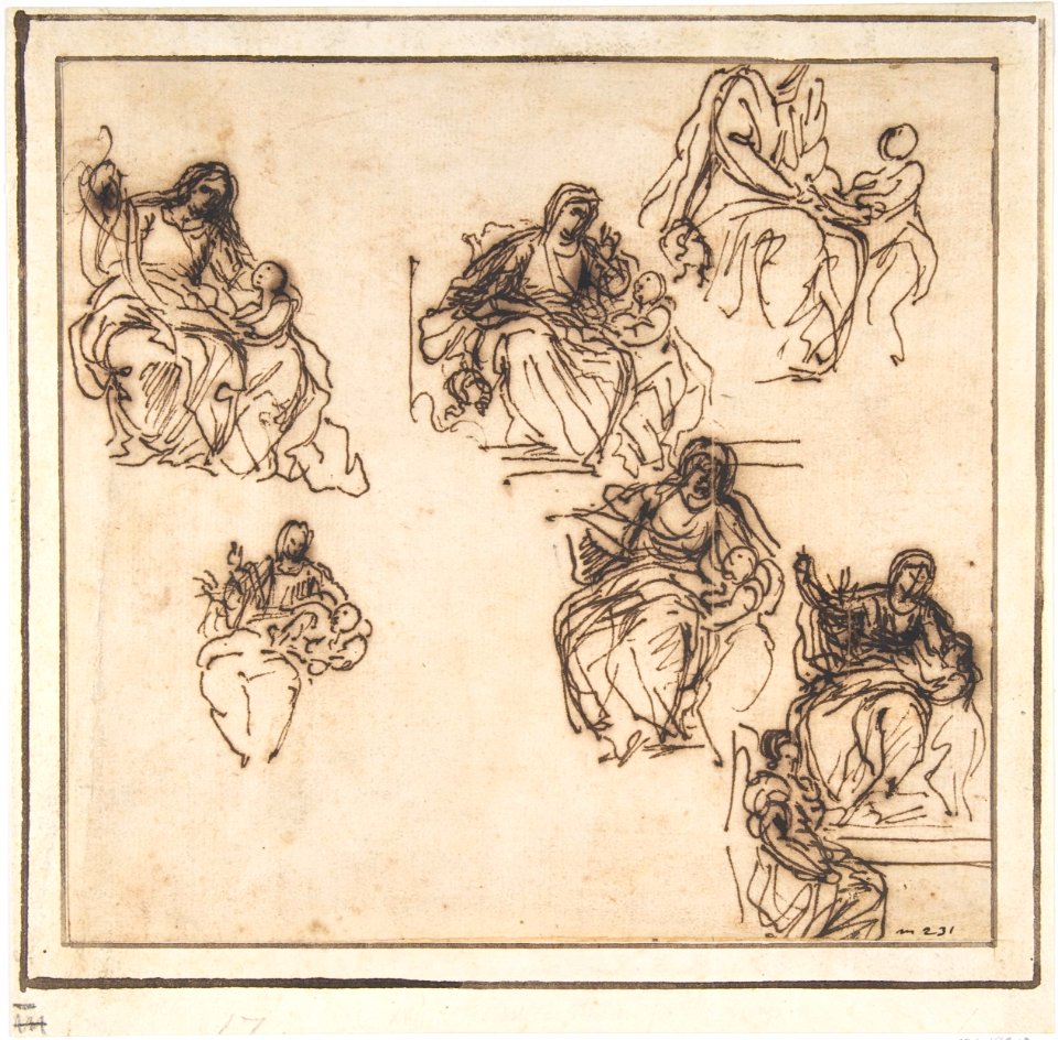 Studies for the Education of the Virgin MET DP810396