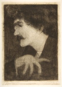 Suggestion by Whistler for his Portrait MET DP815667