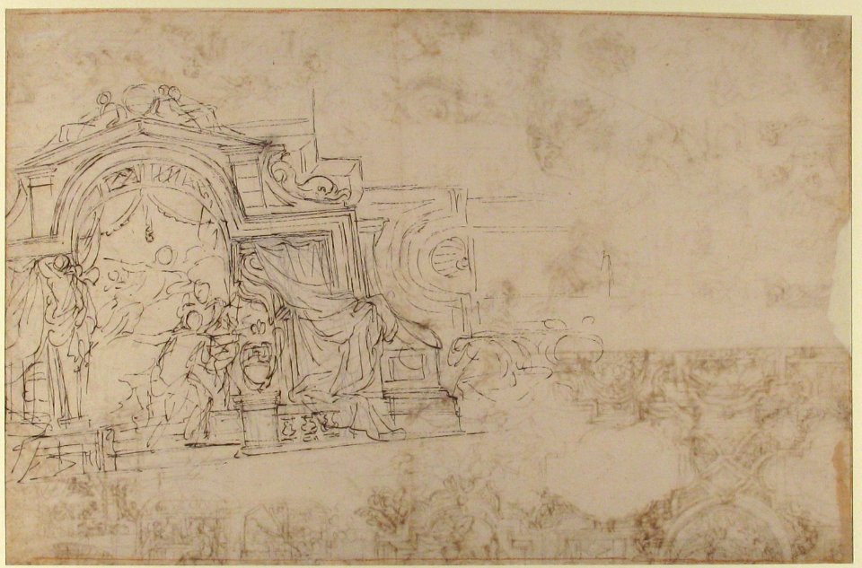 Studies for a Ceiling (recto and verso) MET 1995.254verso