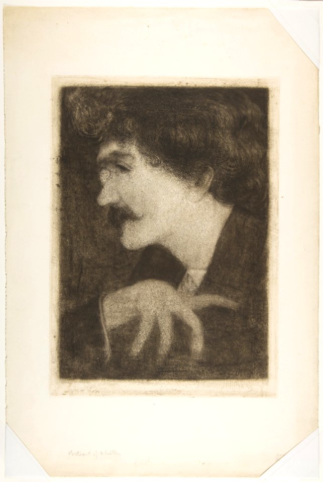 Suggestion by Whistler for his Portrait MET DP815666
