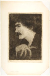 Suggestion by Whistler for his Portrait MET DP815666