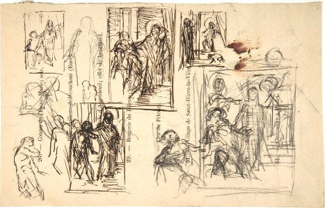 Studies for a figure composition MET DP805949