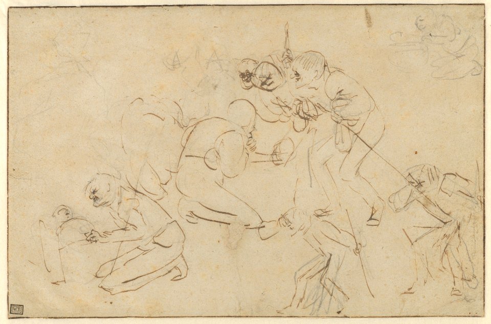 Studies for an Adoration of the Shepherds MET DP850992