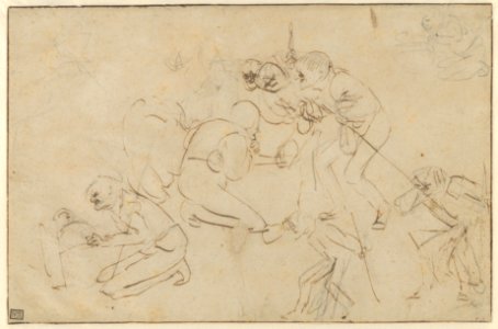 Studies for an Adoration of the Shepherds MET DP850992