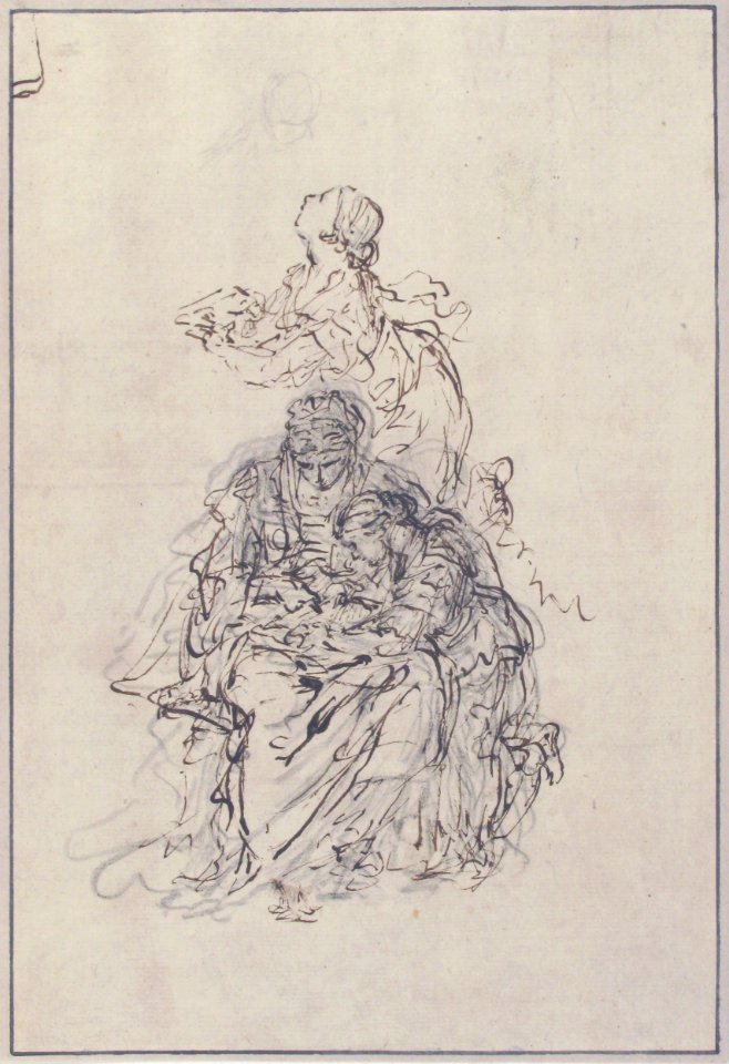 Studies for an Education of the Virgin- Saint Anne Teaching the Virgin to Read MET 67.15