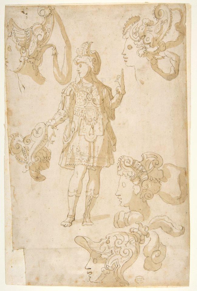 Studies for a Costume MET DP811491