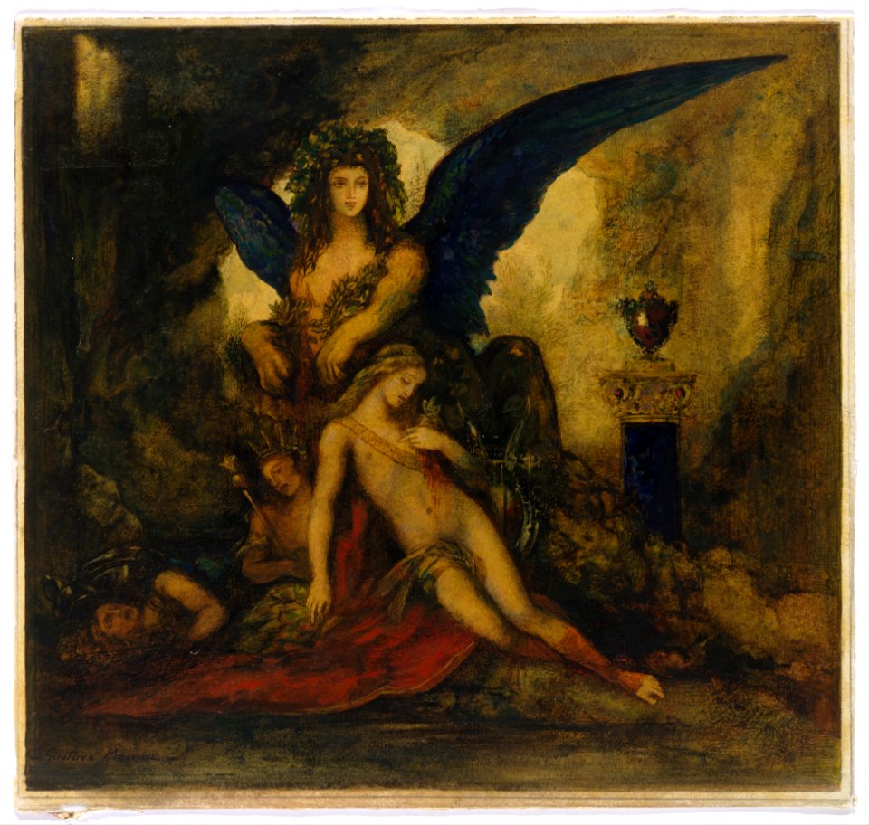 Sphinx in a Grotto (Poet, King and Warrior) MET DT368454