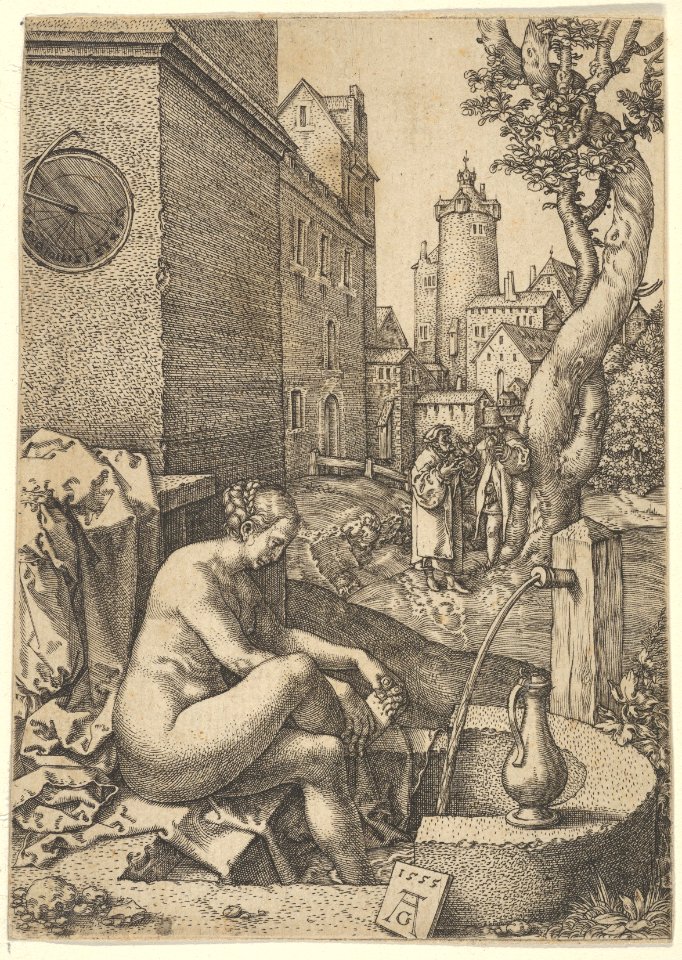 Susanna Surprised by the Elders, from The Story of Susanna MET DP836635