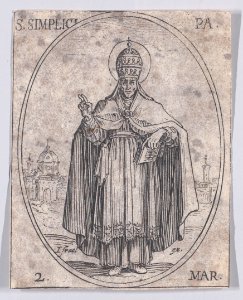 St. Simplicius, Pope Met DP890865