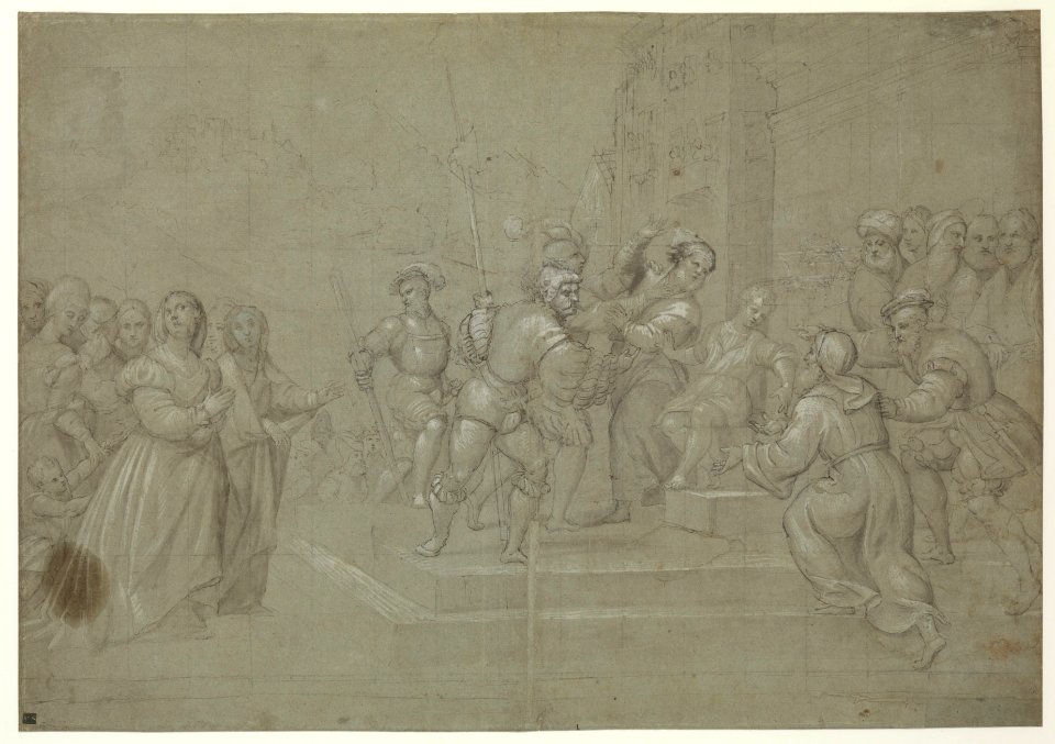 Susannah and the Elders before Daniel MET DP238385