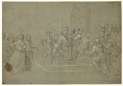 Susannah and the Elders before Daniel MET DP238385