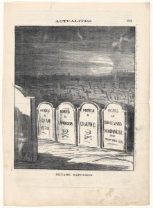 Square Napoleon, from 'News of the day,' published in Le Charivari, November 28, 1870 MET DP877810
