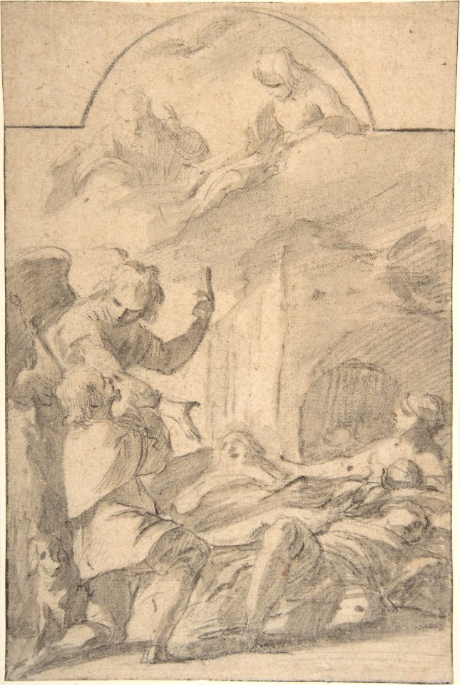 St. Roch Interceding before the Holy Trinity for Plague Victims MET DP807100