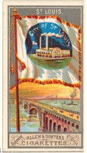 St. Louis, from the City Flags series (N6) for Allen & Ginter Cigarettes Brands MET DP829259
