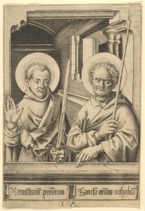 St. Simon (?) and St. Matthew, from The Apostles MET DP841613