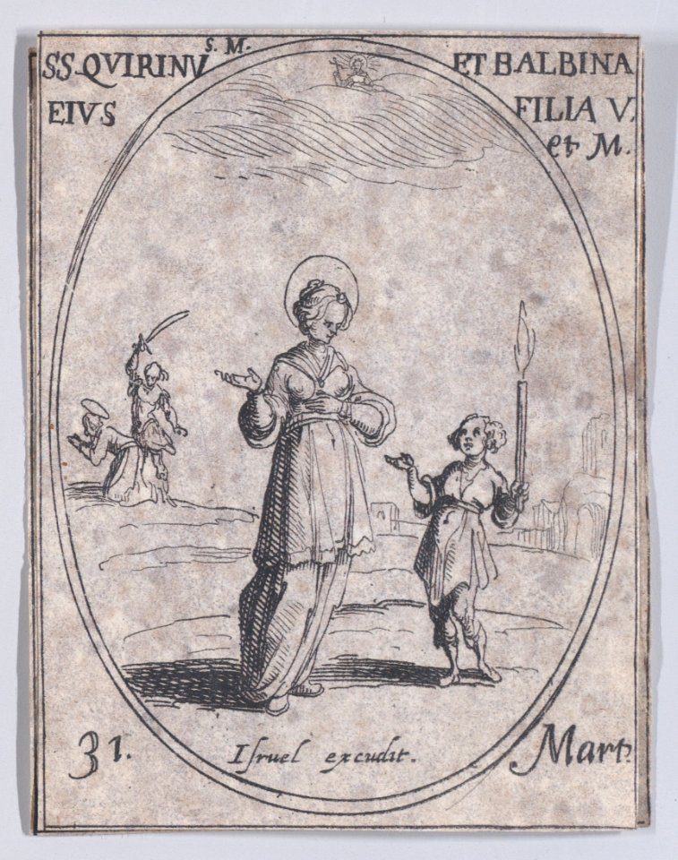 St. Quirinus and St. Balbina Met DP890903