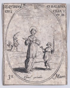 St. Quirinus and St. Balbina Met DP890903