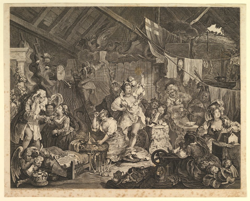 Strolling Actresses Dressing in a Barn MET DP827021