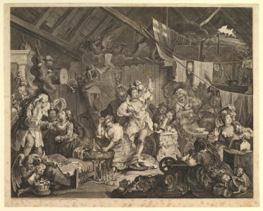 Strolling Actresses Dressing in a Barn MET DP827021