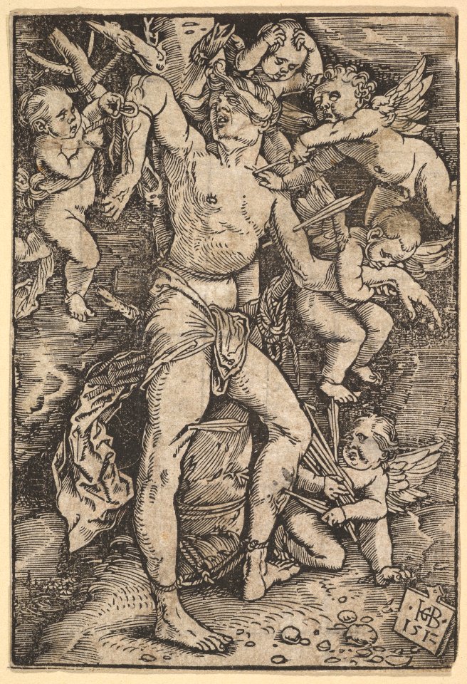 St. Sebastian at the Tree MET DP826601