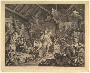 Strolling Actresses Dressing in a Barn MET DP827022